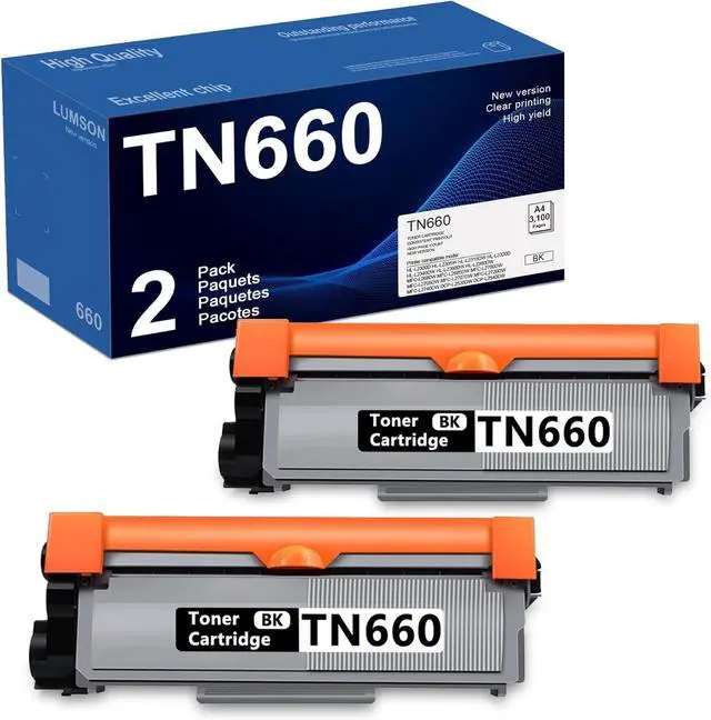 Main image of TN660 TN-660 TN630 TN-630 Toner Cartridge 2 Pack High Yield Black Replacement for Brother TN 660 TN 630 MFC-L2720DW DCP-L2540DW MFC-L2700DW DCP-L2520D HL-L2320D MFC-L2740DW Printer Ink - with Chip