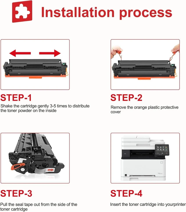 Alt view image 6 of 7 - 045H Toner Cartridge Black 1 Pack Replacement for Canon CRG-045H CRG045H ImageCLASS MF632Cdw MF634Cdw LBP612Cdw MF631Cn MF633Cdw Printer Ink