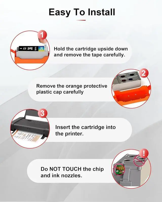 Alt view image 7 of 7 - PGI-35 CLI-36 Ink Cartridges High Yield 3 Pack Replacement for Canon 35 36 Ink TR150 TR160 iP110 IP100 Mini260 Mini320 Printers (2Black / 1Tri-Color)