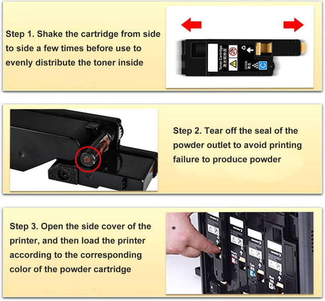 thumbnail image 2 of 4-Pack Color Toner Cartridges Set For Xerox Phaser 6000/6010 & WorkCentre 6015 – Black, Cyan, Magenta, Yellow 2 of 6
