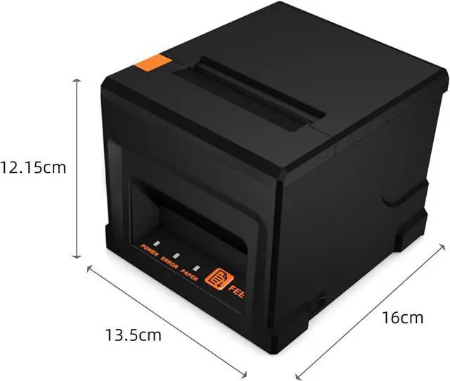 Alt view image 6 of 7 - receipt printer 80mm USB Receipt Printer POS Printer with Auto Cutter Desktop Direct Thermal Printing Compatible with Support ESC/POS for Shipping Business Restaurant Kitchen Supermarket Home Bu