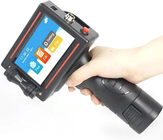 Main image of 12.7MM Handheld Inkjet Printer, with 4.3 Display, 600dpi Ultra-High-Definition Inkjet Printing, Built-in Scroll Wheel, for Barcode, Label, Logo, QR Code, Date, Batch Number Printing