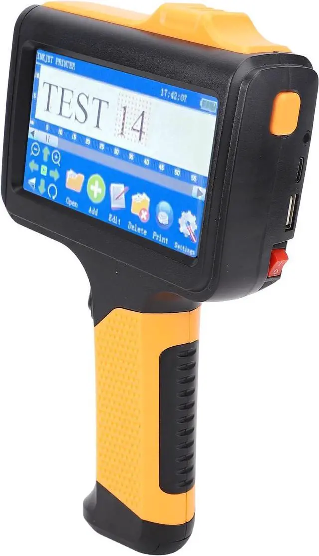 Alt view image 4 of 7 - Cryfokt Hand Held Printer Machine, 600dpi Handheld Printer Cortex A9 Quad Core 25 Languages for Metal Wood Glass Fabric Printing