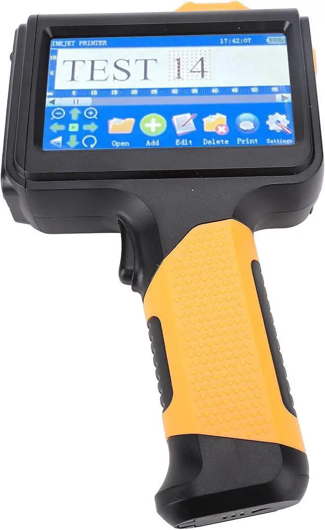 Alt view image 2 of 7 - Cryfokt Hand Held Printer Machine, 600dpi Handheld Printer Cortex A9 Quad Core 25 Languages for Metal Wood Glass Fabric Printing