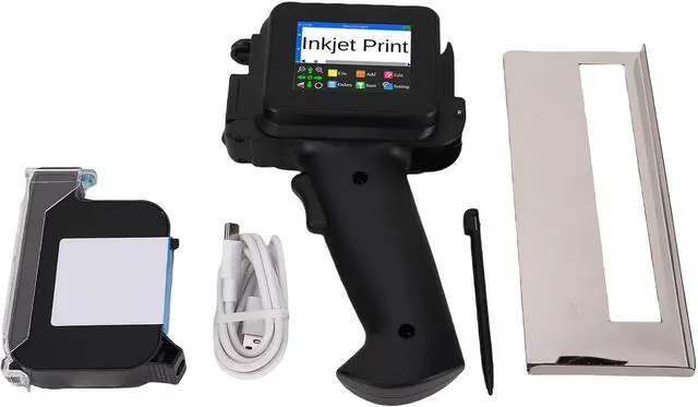 Main image of Handheld Inkjet Printer, 600DPI Portable Handheld Printer with Quick Drying 42ml Ink Cartridge Date Printing Machine for Text Labels Graphics