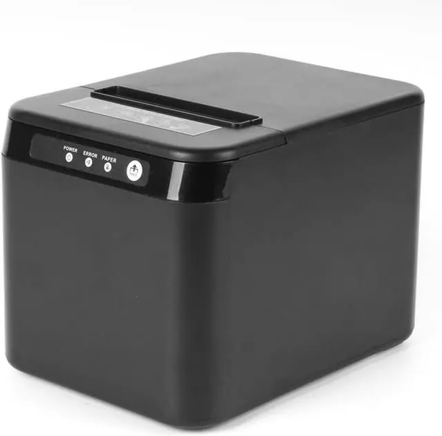Main image of 80mm Receipt Printer ESC/POS Thermal Printer Desktop Direct Print USB+LAN Connection High Efficiency with Auto Cutter Large Paper Bin for Shipping Busin Restaurant Kitchen Supermarket S