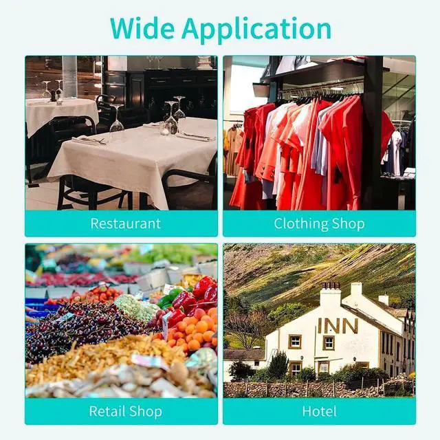 Alt view image 5 of 7 - 80mm Receipt Printer ESC/POS Thermal Printer Desktop Direct Print USB+LAN Connection High Efficiency with Auto Cutter Large Paper Bin for Shipping Busin Restaurant Kitchen Supermarket S