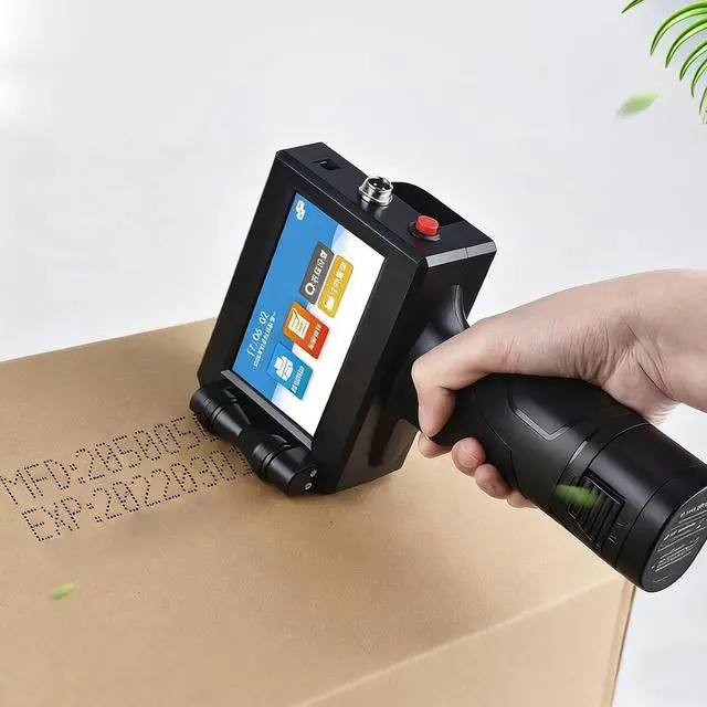 Main image of Portable Handheld Inkjet Printer Gun with 4.3 Quick-Dry Wireless Coder for Exp Dates, Barcodes, QR Codes, Logos, Batch Numbers | Handheld Logo Printer