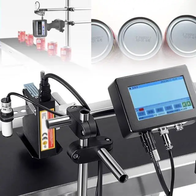 Main image of 12.7mm/25.4mm Industrial Inkjet Printers with Quick-Drying Ink Cartridge for Production Line Marking on Any Product,HD Touch Screen Online Batch Date,Number Coding and Marking Machine 12.7mm