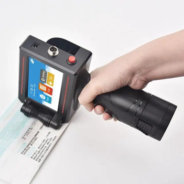 Alt view image 6 of 7 - Portable Handheld Inkjet Printer Gun with 4.3 Quick-Dry Wireless Coder for Exp Dates, Barcodes, QR Codes, Logos, Batch Numbers | Handheld Logo Printer