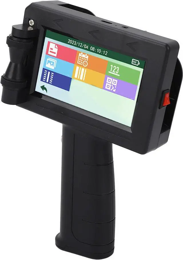 Alt view image 5 of 7 - Handheld Inkjet Printer, Portable Printer Logo 12.7mm Production Date Time Batch Number Inkjet Label Handheld