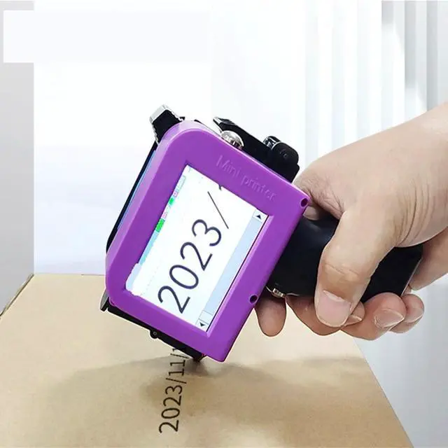 Alt view image 3 of 5 - Handheld Printer, Handheld Inkjet Printer, for Text QR Codes, Batch Numbers, Dates,for Small Industrial