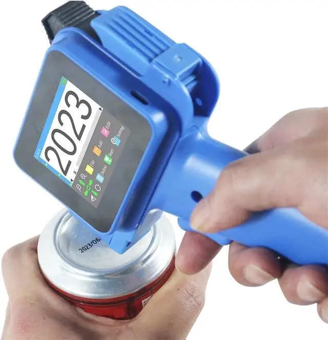 Alt view image 7 of 7 - Mini Inkjet Printer, 12.7mm Mini Handheld Inkjet Printer with Quick-Drying Ink for Text QR Code Barcode Batch Number Logo Date Label Portable Coding Machine,for Text Barcode Batch Number