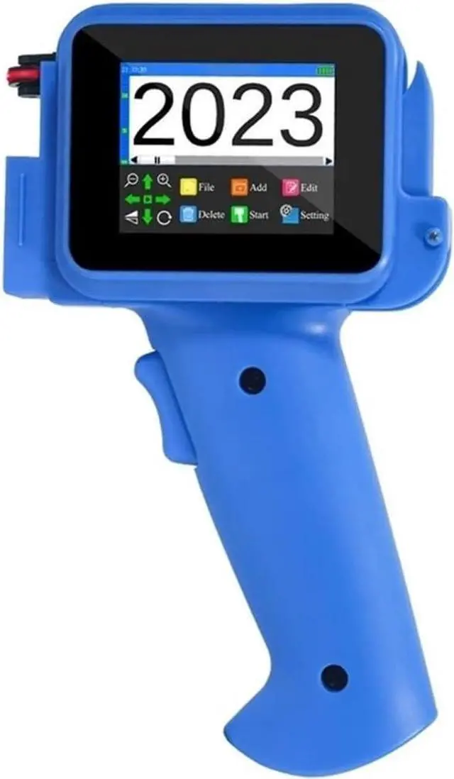 Main image of Mini Inkjet Printer, 12.7mm Mini Handheld Inkjet Printer with Quick-Drying Ink for Text QR Code Barcode Batch Number Logo Date Label Portable Coding Machine,for Text Barcode Batch Number