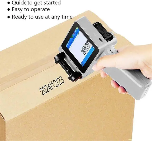Alt view image 4 of 6 - Handheld Printer, Portable Handheld Inkjet Printer with Ink Cartridge Printer, Expiration Date Marking Date Coding,for Small Industrial