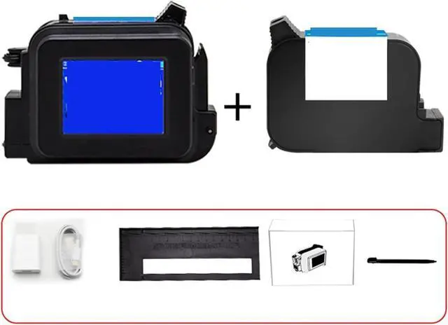 Alt view image 2 of 6 - Handheld Printer, Mini Inkjet Printer Portable Intelligent Production Date QR Code Reader,for Small Industrial