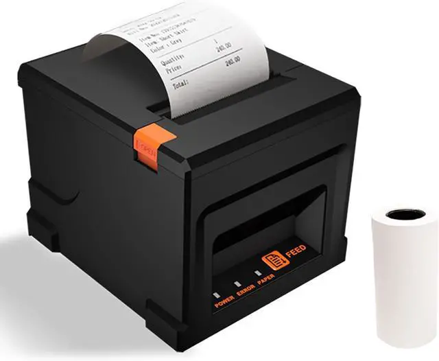 Main image of 80mm USB Receipt Printer POS Printer with Auto Cutter Desktop Direct Thermal Printing Compatible with Support ESC/POS for Shipping Busin Restaurant Kitchen Supermarket Home Busin Retail Store