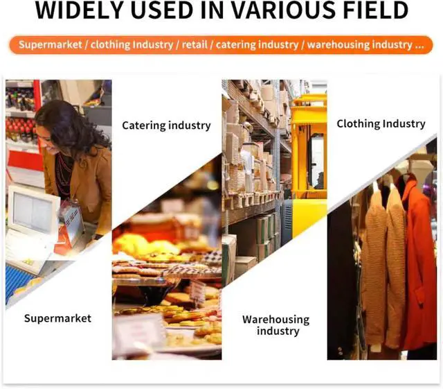 Alt view image 6 of 7 - 80mm USB Receipt Printer POS Printer with Auto Cutter Desktop Direct Thermal Printing Compatible with Support ESC/POS for Shipping Busin Restaurant Kitchen Supermarket Home Busin Retail Store