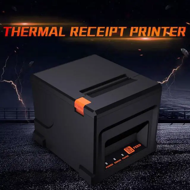 Alt view image 7 of 7 - 80mm USB Receipt Printer POS Printer with Auto Cutter Desktop Direct Thermal Printing Compatible with Support ESC/POS for Shipping Busin Restaurant Kitchen Supermarket Home Busin Retail Store