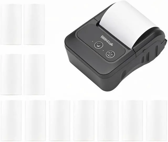 Main image of Portable 58mm Receipt Thermal Printer 2 inches Mobile Pocket Printers with 11 Thermal Paper Roll USB&Wirel Connection Compatible with Windows/Android/iOS for Office Market