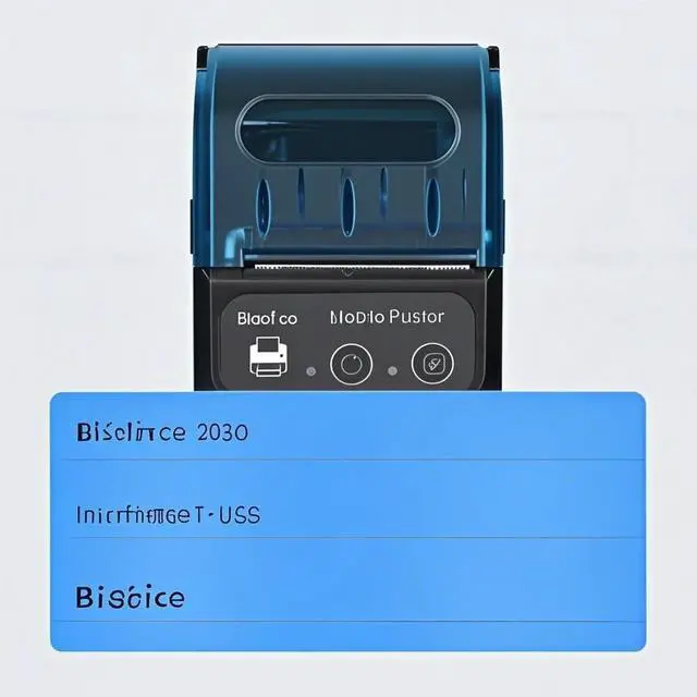 Alt view image 4 of 7 - Portable 58mm Receipt Thermal Printer 2 inches Mobile Pocket Printers with 11 Thermal Paper Roll USB&Wirel Connection Compatible with Windows/Android/iOS for Office Market Blue 11pcs Paper roll