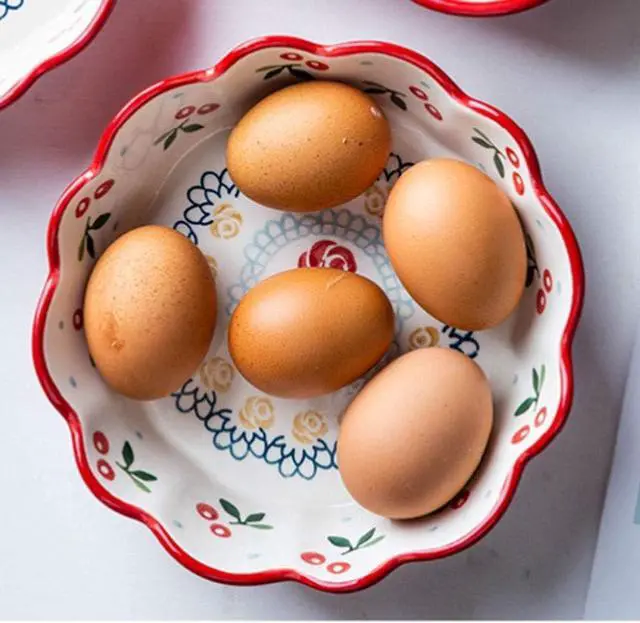 Alt view image 4 of 5 - Bowls Ceramic Bowl Meal Bowl Soup Bowl Salad Bowl Baked Rice Bowl Large Noodle Bowl Dessert Bowl Tableware Bowl (Color : 2) (3)