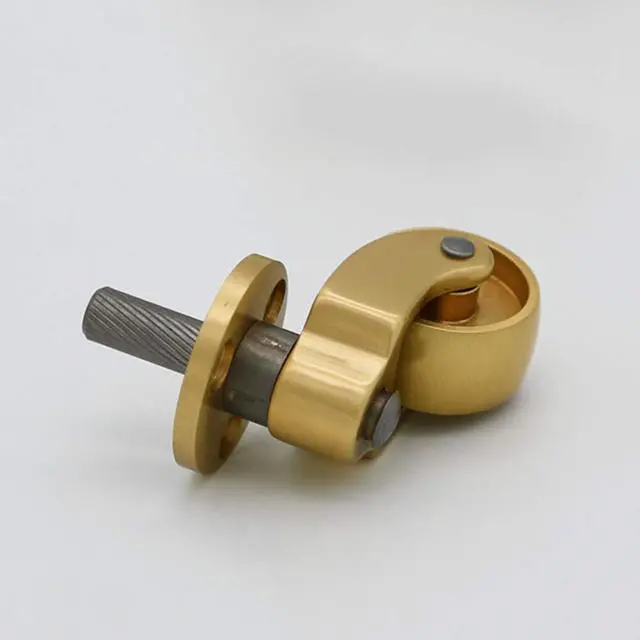 Alt view image 6 of 7 - 4*; Brass Caster Wheels Antique Swivel Castor Wheel 25mm Furniture Casters with Stem 7mm for Sofa/Table/Chairs Load Capacity 150Kg