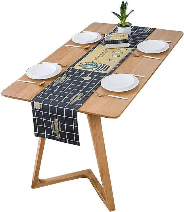 Geometric Patterns Table Runner, for Dining Table Tea Table Desk ...