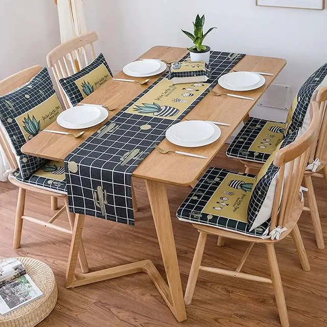 Geometric Patterns Table Runner, for Dining Table Tea Table Desk ...