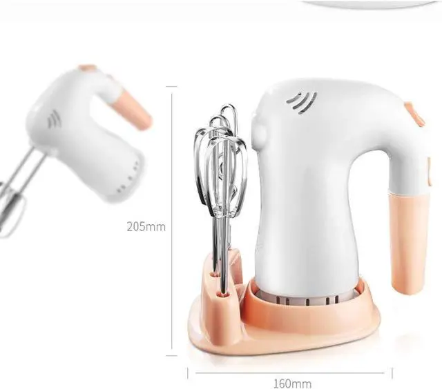 Alt view image 2 of 5 - 5 Speed Powerful Handheld MiPB9rrclude Beaters and Dough Hooks Dishwasher Safe Accessories for Kitchen Baking