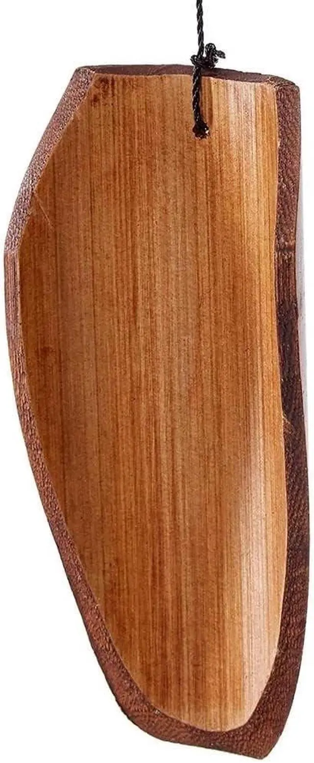 Alt view image 6 of 6 - Wind Chimes Big Bell Craft Wood Handmade Indoor and Outdoor Wall Hanging Wind Chime Room Home Decoration Wind Chimes