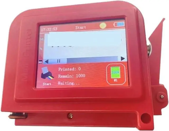 Alt view image 4 of 5 - Handheld Printer, Portable Mini Printer Wood Printer Logo Expiry Date 12.7mm Handheld Inkjet Printer,for Small Industrial