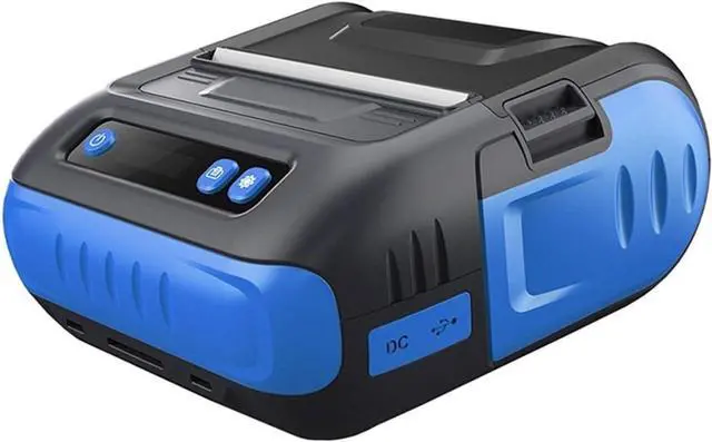 Alt view image 2 of 7 - Mini Inkjet Printer, 80mm Wireless Bluetooth Thermal Receipt Printer  2-Inch Portable Label and Sticker Printer, Mini POS Receipt Label Maker for e Payment, Retail, Shipping,for Text Barcode