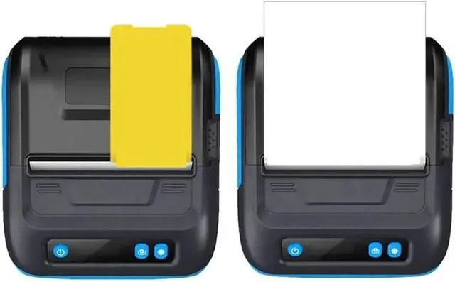 Alt view image 5 of 7 - Mini Inkjet Printer, 80mm Wireless Bluetooth Thermal Receipt Printer  2-Inch Portable Label and Sticker Printer, Mini POS Receipt Label Maker for e Payment, Retail, Shipping,for Text Barcode