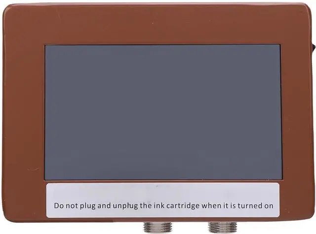 Main image of Diydeg Online Inkjet Printer, 12.7mm 4.3 Inch Touch Screen Portable Coding Machine 42ml Black Ink Mobile Inkjet with USB Import for Text Barcode QR Code Date Logo Printing (US Plug 100240V)