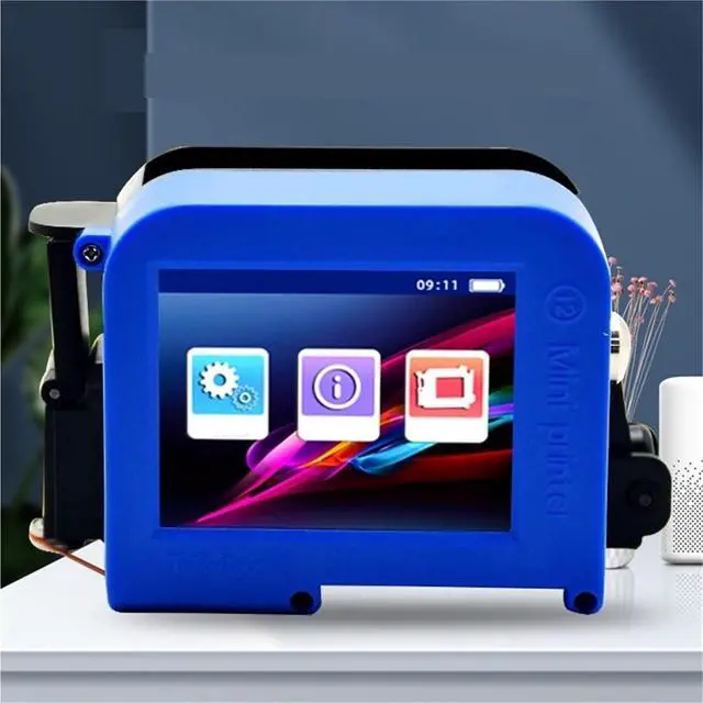 Alt view image 2 of 4 - Handheld Printer, 12.7mm Mini Printer Portable Printer Expiry Date Code Logo Batch Numbers Handheld Inkjet Printer,for Small Industrial