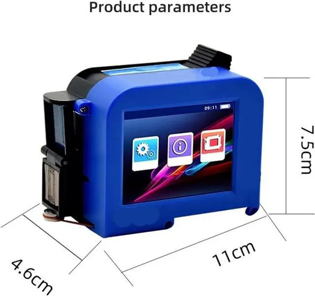 Alt view image 4 of 4 - Handheld Printer, 12.7mm Mini Printer Portable Printer Expiry Date Code Logo Batch Numbers Handheld Inkjet Printer,for Small Industrial