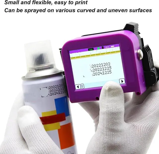 Alt view image 6 of 7 - Handheld Printer, Handheld Inkjet Printer Detachable Portable Smart Inkjet Coding Machine for Production Date Handheld Inkjet Printer,for Small Industrial