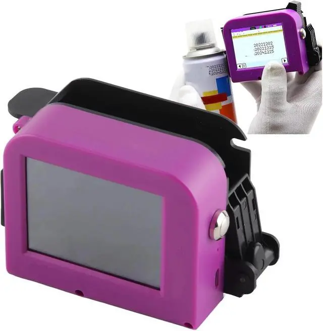 Alt view image 4 of 7 - Handheld Printer, Handheld Inkjet Printer Detachable Portable Smart Inkjet Coding Machine for Production Date Handheld Inkjet Printer,for Small Industrial