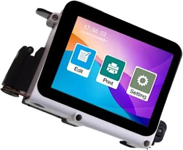 Main image of Handheld Printer, 12.7mm Mini Handheld Inkjet Printer Nozzle QR Batch Date Number Logo Expiry Date Coding Machine Portable,for Small Industrial