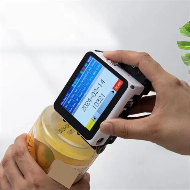 Alt view image 3 of 7 - Handheld Printer, 12.7mm Mini Handheld Inkjet Printer Nozzle QR Batch Date Number Logo Expiry Date Coding Machine Portable,for Small Industrial