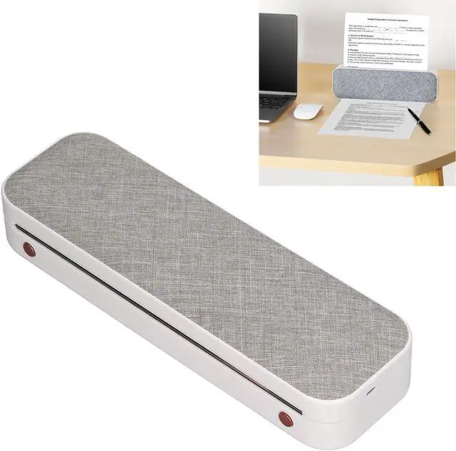 Alt view image 3 of 7 - Thermal Printer, Bluetooth Mobile Printer, Wireless Inkless Printer, Portable Receipt Printer, Mobile Printer for Office School Home