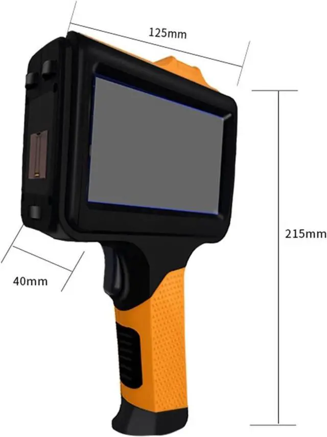 Alt view image 6 of 6 - Mini Inkjet Printer, Label Inkjet Printer, Date QR Code, Text Pattern, Intelligent Multi-Language Handheld Coding Machine,for Text Barcode Batch Number