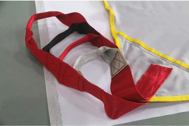 Alt view image 5 of 6 - Patient Transfer Lift Sling Board Belt ransport Belt with Opening for Chest of Drawers Commode Full Body Sling with Handles (Grey)