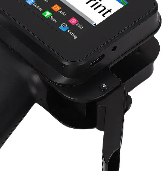 Alt view image 5 of 7 - Hyuduo Handheld Printer Portable Inkjet Printer 600DPI Handheld Inkjet Printer with 42ml Quick Drying Ink for Text Labels Graphics on Multiple Surfaces