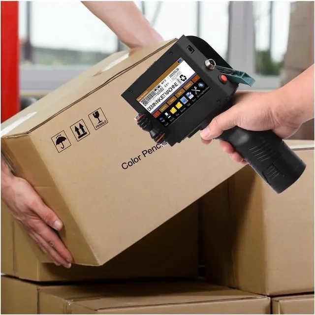 Alt view image 7 of 7 - to Handheld Printer Portable Inkjet Printer Inkjet Code Printer with 4.3 Inch LED Touchscreen Quick-Drying Ink