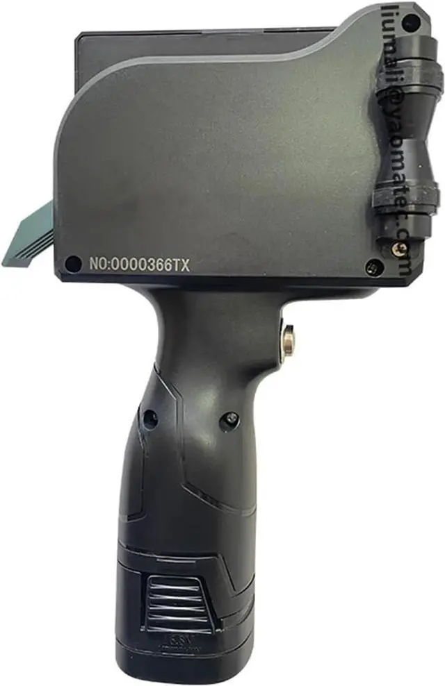 Alt view image 5 of 5 - Handheld Inkjet Printer 12.7mm 18 Languages Bar Batch Code Date Number Logo Expiry Date Portable Jet Inkjet Printer(1 Black Ink)