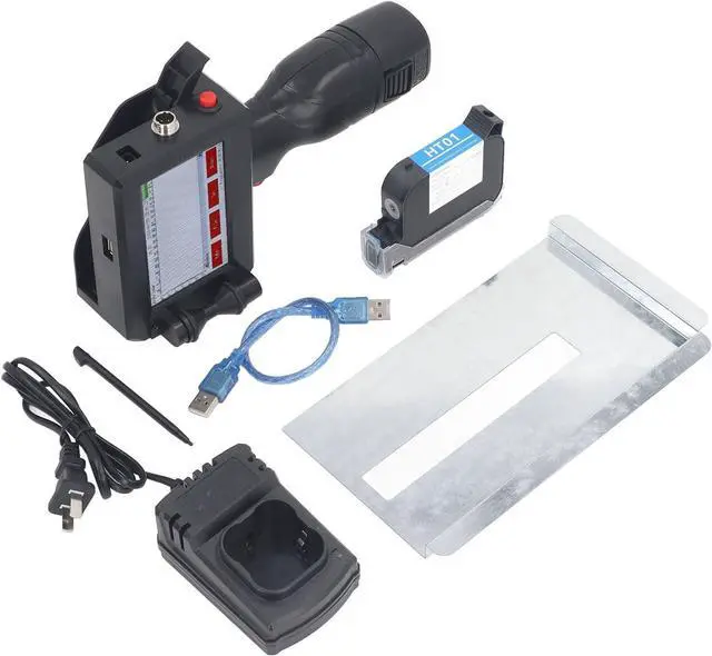 Alt view image 6 of 7 - Portable Intelligent Handheld Inkjet Printer with 4.3in HD Touch Screen - Ideal for Printing on Various Materials Like Paper, Plastic, Fabric, and Leather - Handy Tool for Events and DIY (US