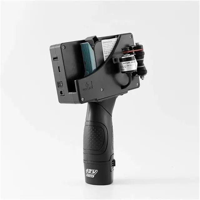 Alt view image 3 of 6 - Handheld Inkjet Printer 25.4mm Bar Batch Code Variable Date Number Expiry Date Label Portable Hand Jet Handheld Inkjet Printer Wide Coding Applications(1 Set Without Ink)