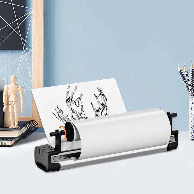 Alt view image 2 of 7 - Desktop Printer Stand | Inkless Mobile Printer Rack,Professional Small Portable Stand for Travel Study Women Men Home Business School